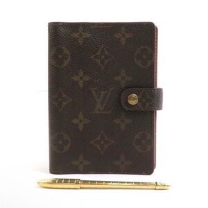 Louis Vuitton Monogram Agenda Planner PM w Gold Pen